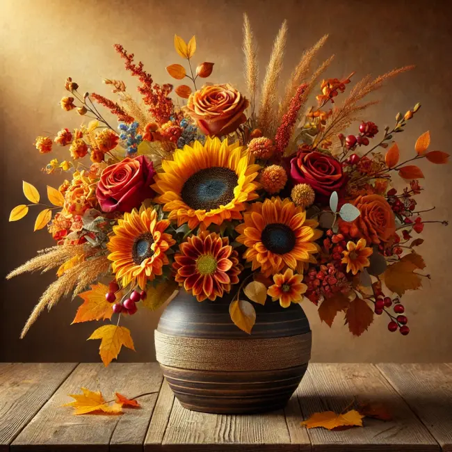 Jesienne aranżacje kwiatowe